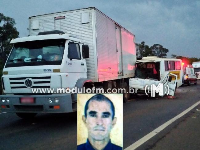 Grave acidente na BR-365 mata uma pessoa e deixa feridos, próximo a Patrocínio