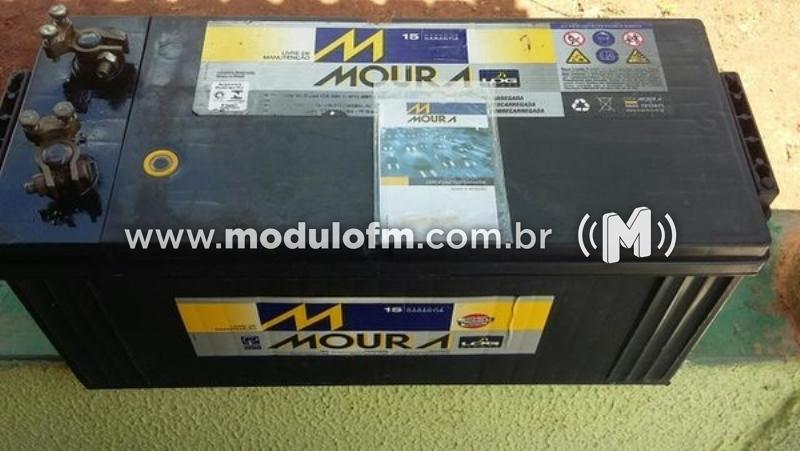 Homem é preso por receptação e bateria furtada é...