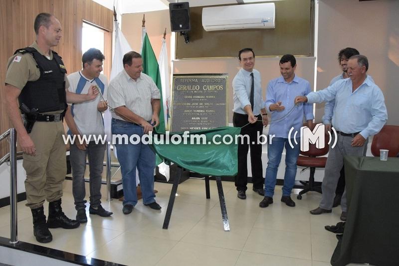 Auditório Geraldo Campos é reinaugurado