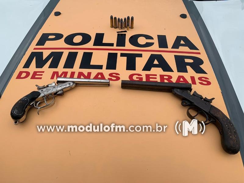 Homem é preso por porte ilegal de arma de...