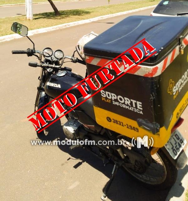 Motoboy tem moto furtada durante entrega no bairro Boa...