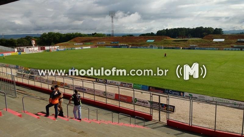 Polícia Militar realiza vistoria no Estádio Pedro Alves do Nascimento