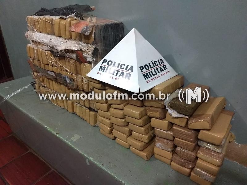Casal é preso com cerca de 100 kg de...