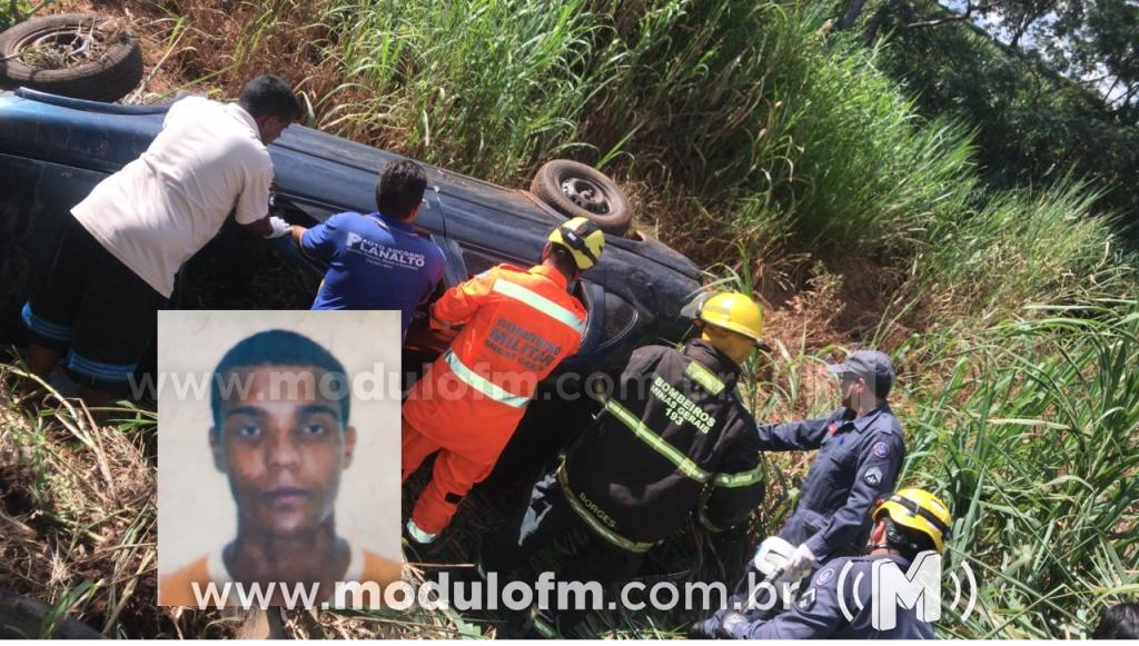 Homem morre e duas pessoas ficam feridas em colisão...