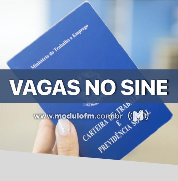 SINE divulga vagas de emprego desta terça-feira (24/03)
