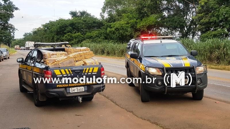 Mais de 800 quilos de maconha são apreendidos na...