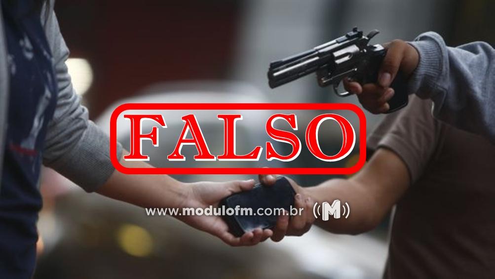Jovem é preso após forjar roubo de celular para...