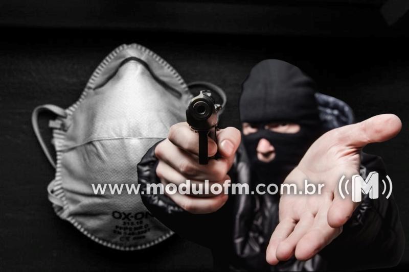 Ladrões usam máscara contra o coronavírus e ataca comércio...
