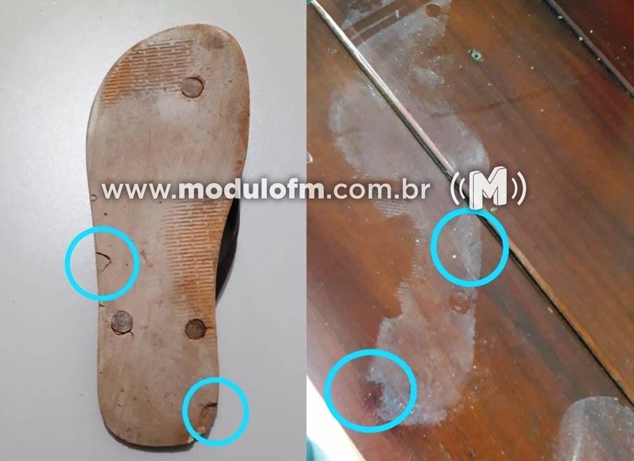 Pé sujo “entrega” ladrão que deixou pegadas em furto...