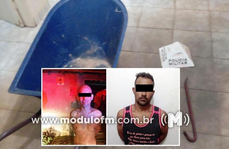 PM surpreende ladrões e evita furto de grande quantidade...