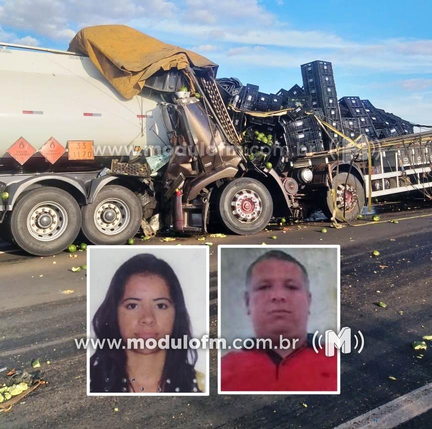 Queimada provoca acidente e mata duas pessoas na BR-365...
