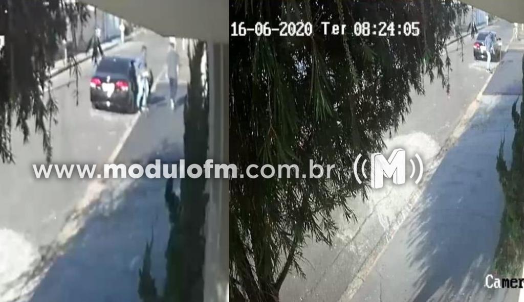Em menos de duas horas, três residências são arrombadas...