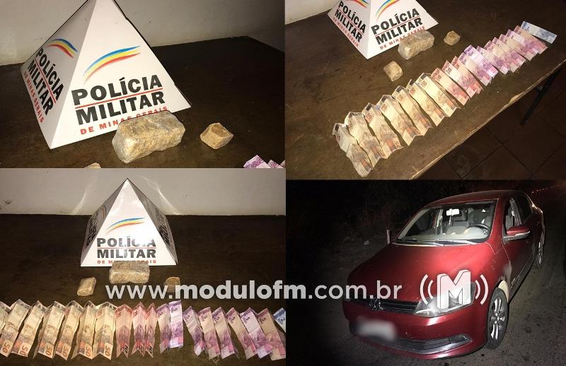 PM intercepta veículo em Patrocínio que buscaria drogas em...