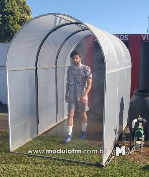 Jogadores do CAP vão passar por túnel de sanitização