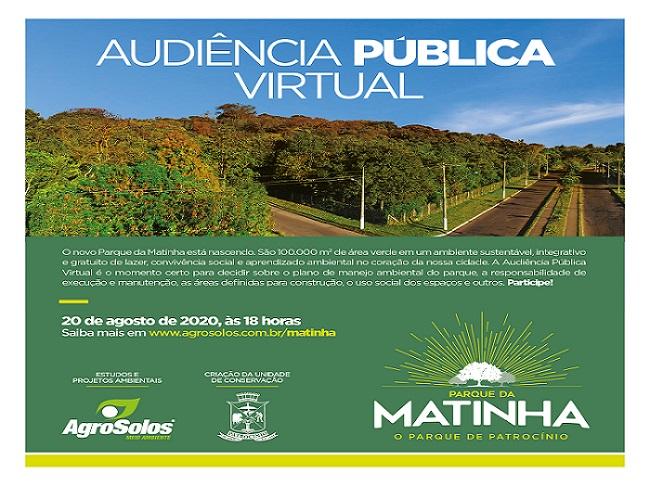Audiência pública do Parque da Matinha acontece no dia...