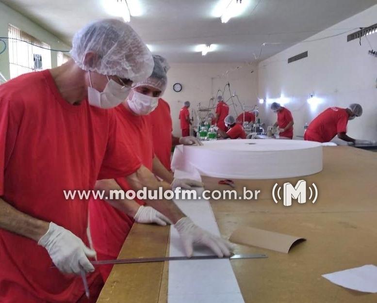 Meio milhão de máscaras produzidas em unidades prisionais são...
