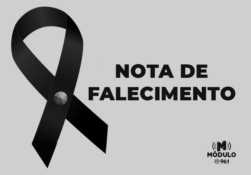 Nota de Falecimento Sra. Vany Maria de Souza Coelho...