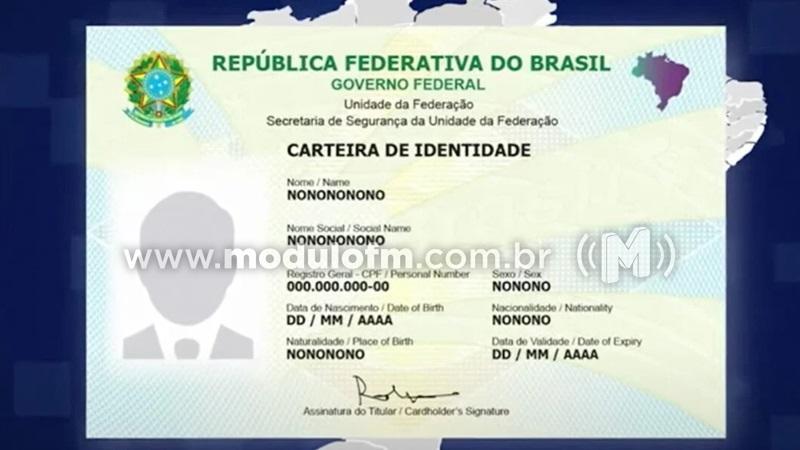 Nova carteira de identidade deve ser implantada na região...