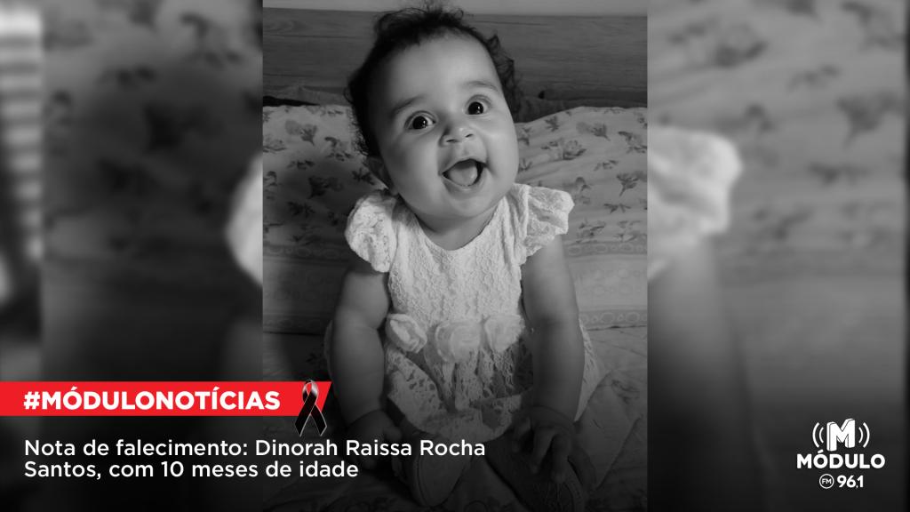Nota de falecimento: Dinorah Raissa Rocha Santos, com 10...