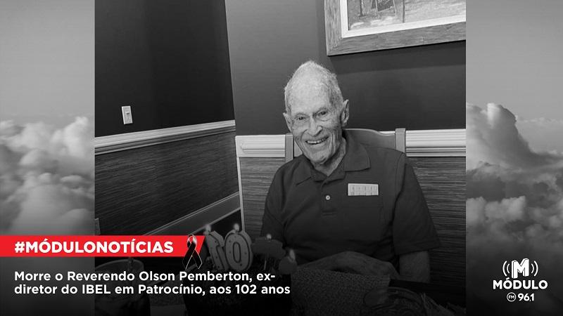 Morre o Reverendo Olson Pemberton, ex-diretor do IBEL em...