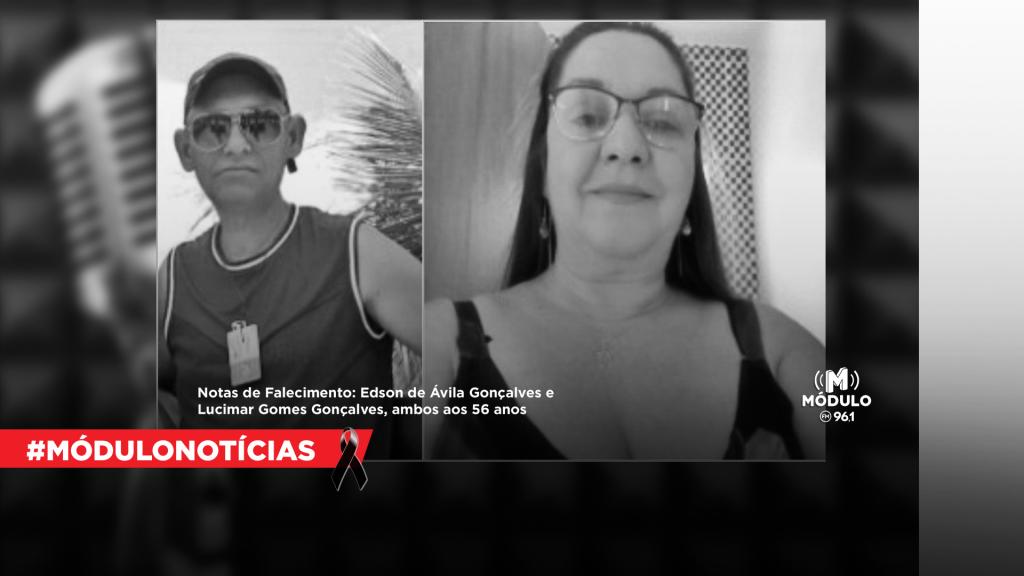 Notas de Falecimento: Edson de Ávila Gonçalves e Lucimar...