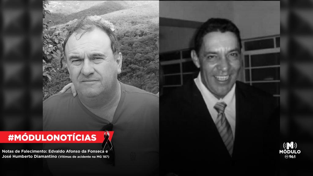 Notas de Falecimento: Edvaldo Afonso da Fonseca e José...