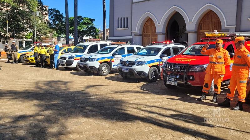 Polícia Militar, Polícia Civil, Corpo de Bombeiros e Sestran...
