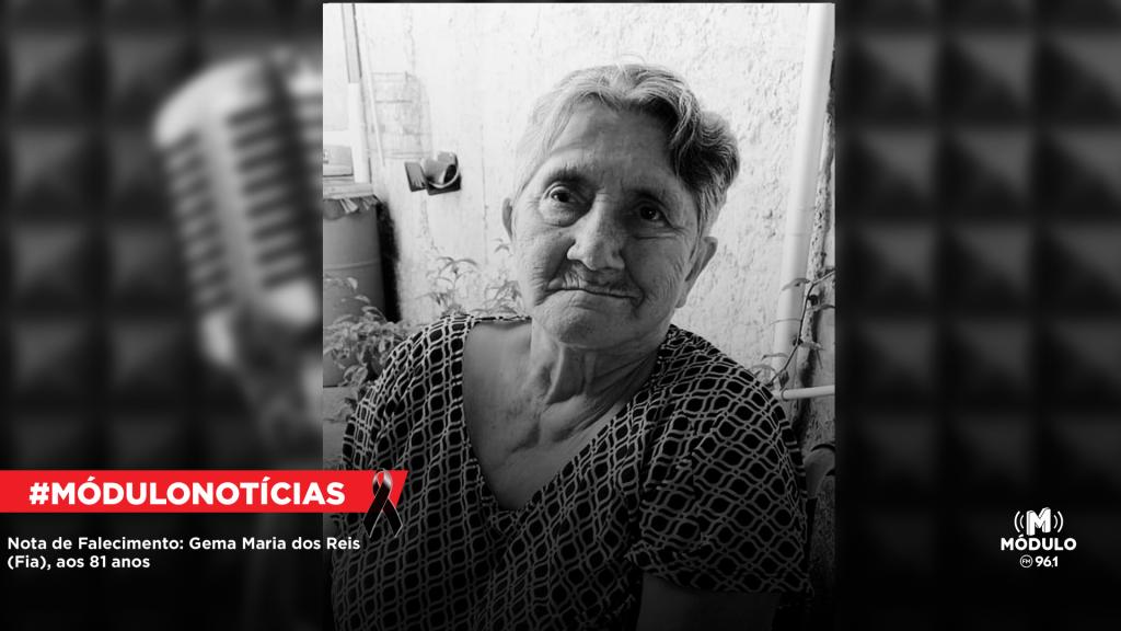 Nota de Falecimento: Gema Maria dos Reis (Fia), aos...
