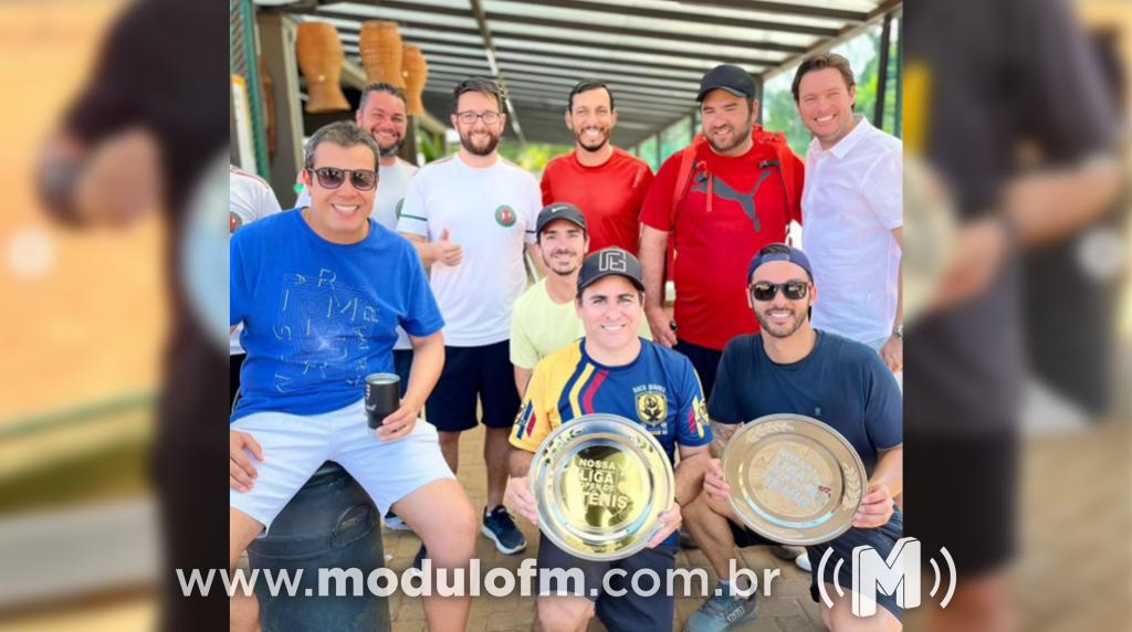 Nossa Liga encerra com sucesso mais um Torneio de Tênis em Patrocínio
