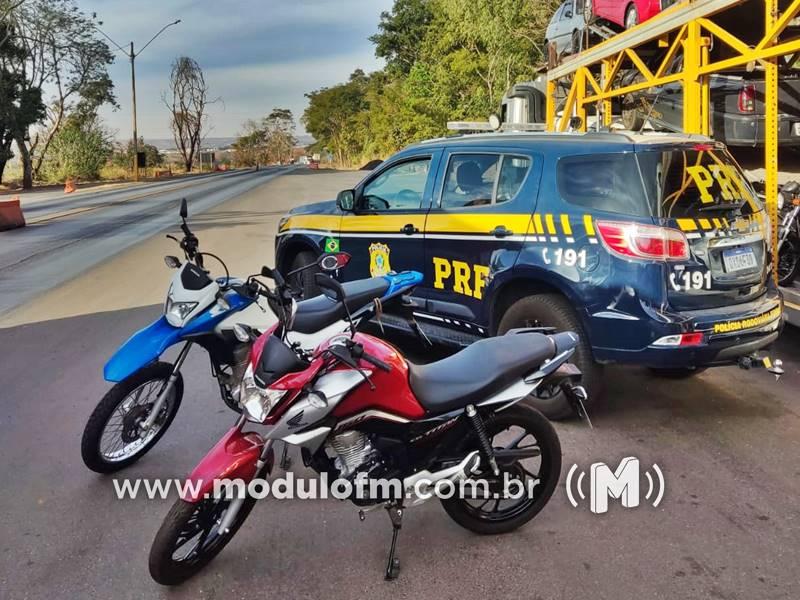 PRF recupera duas motocicletas furtadas em Operação de Fiscalização...