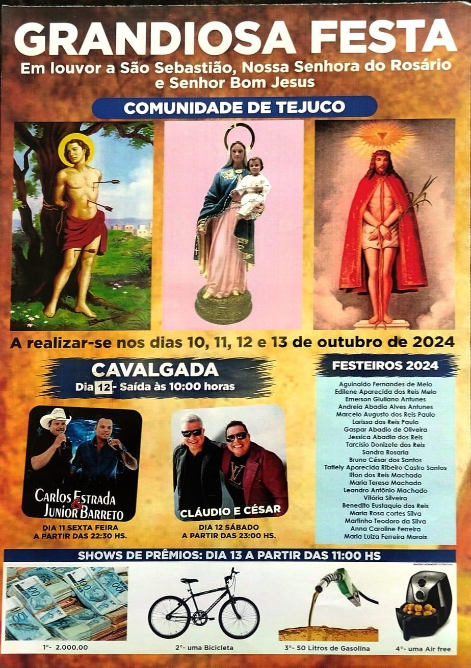 Comunidade de Tejuco realiza grandiosa festa em louvor a...