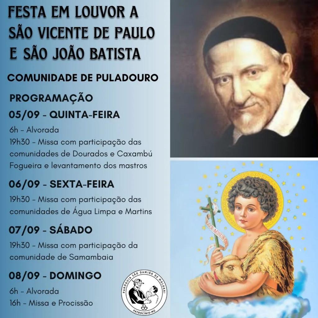 Festa em Louvor a São Vicente de Paulo e...