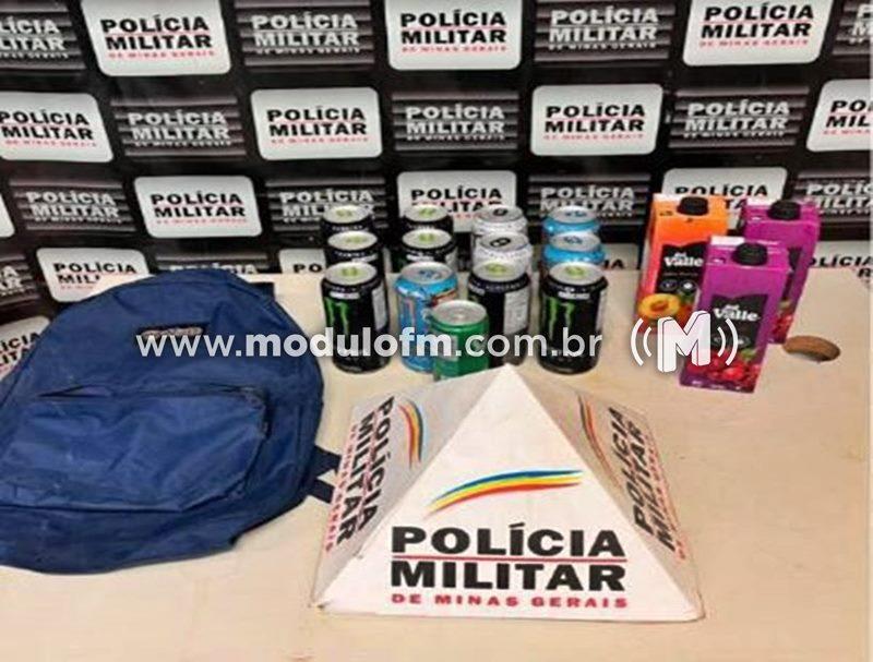 Dois jovens são presos após arrombamento e furto de...
