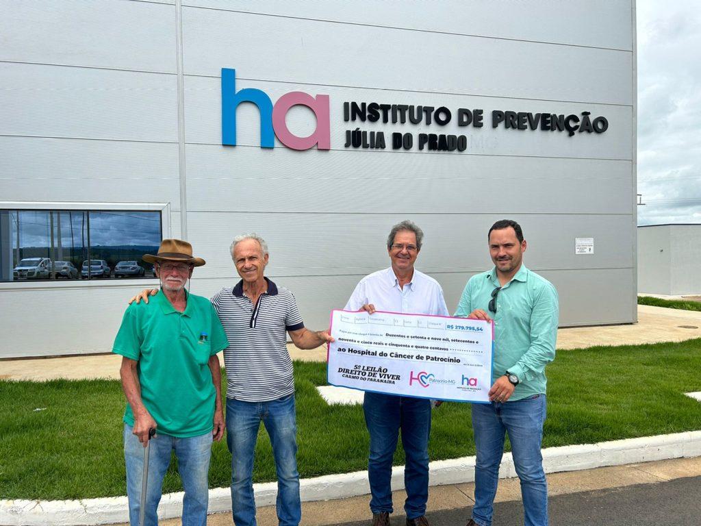 Hospital do Câncer de Patrocínio recebe R$ 279 mil...