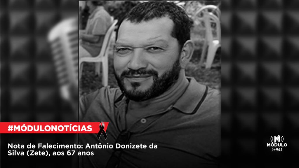 Nota de Falecimento: Antônio Donizete da Silva (Zete), aos...