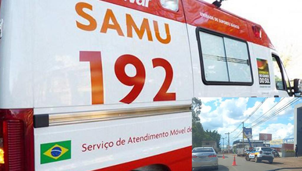 Idoso passa mal, colide com o veículo em poste...