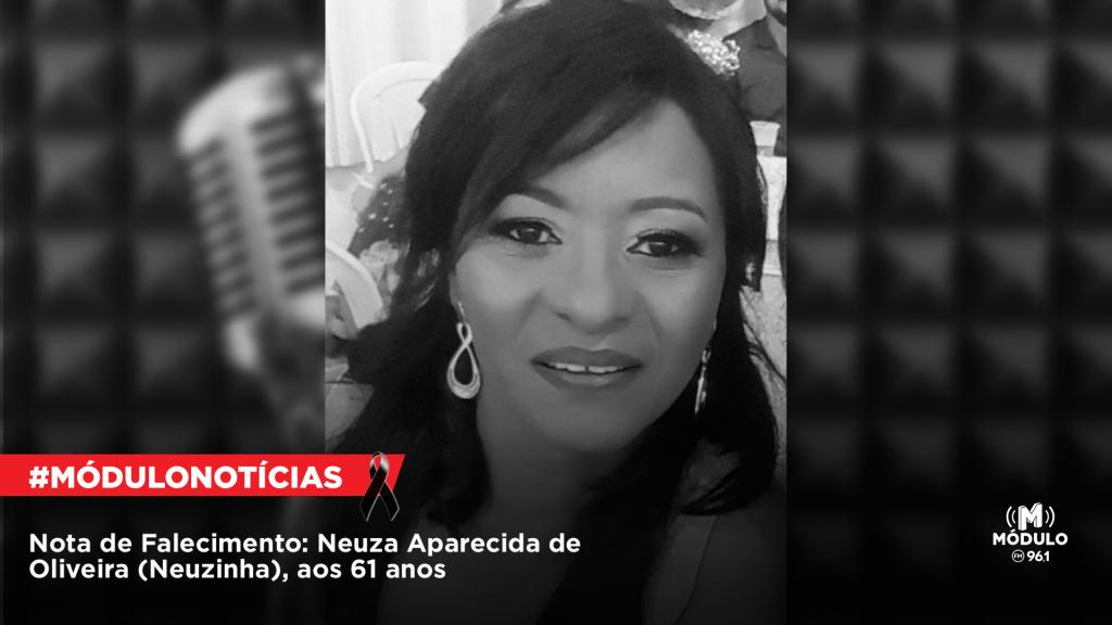Nota de Falecimento: Neuza Aparecida de Oliveira (Neuzinha), aos...