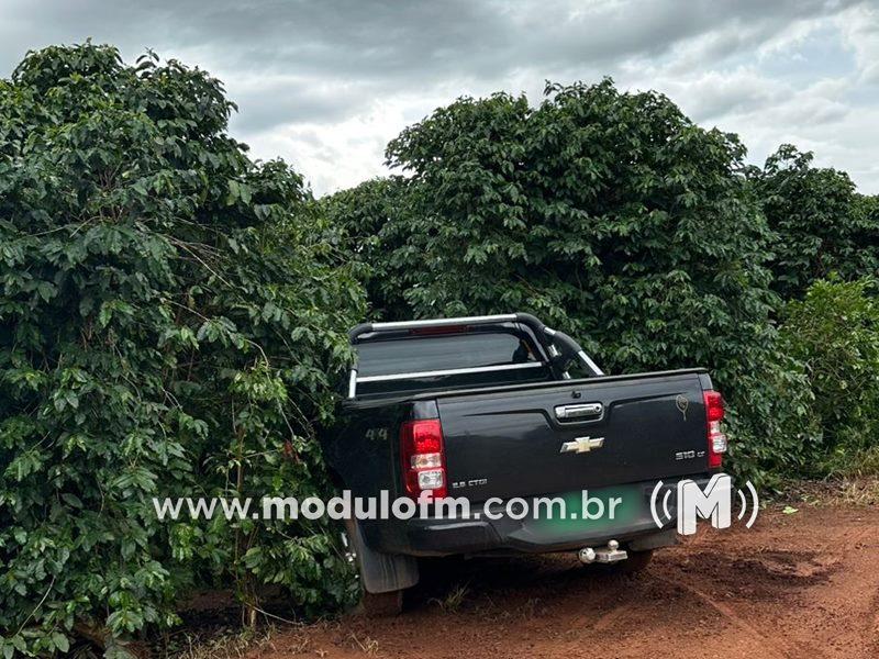 Polícia Militar recupera caminhonete roubada após sequestro de motorista...