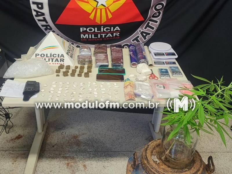 PM prende dois homens e apreende cocaína, maconha e...