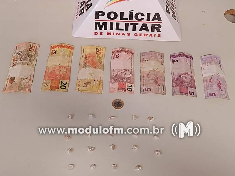 PM prende homem suspeito de tráfico de drogas no...