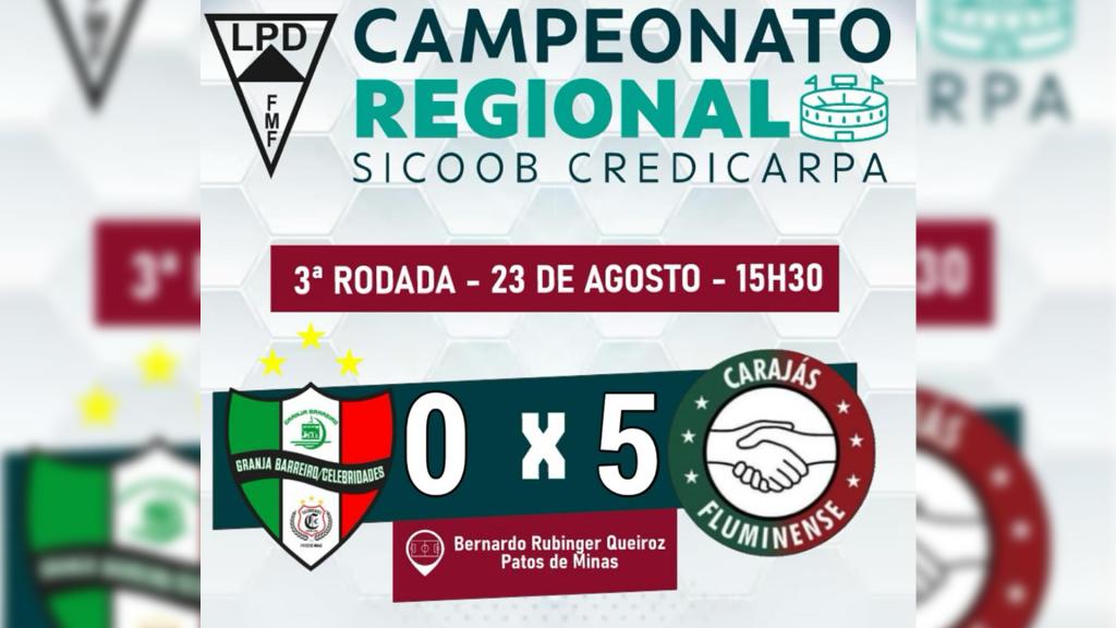 Carajás/Fluminense goleia equipe de Patos de Minas e conquista...