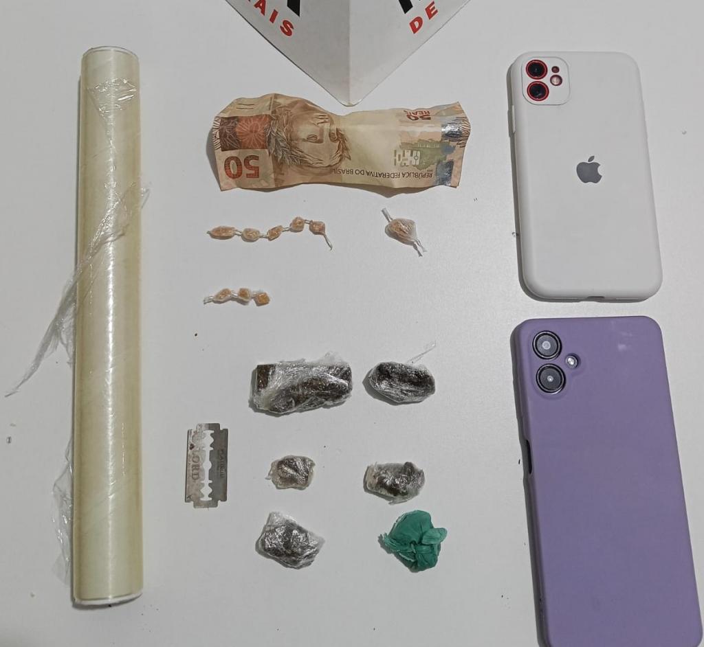 Polícia Militar prende dois homens por tráfico de drogas em Serra do Salitre