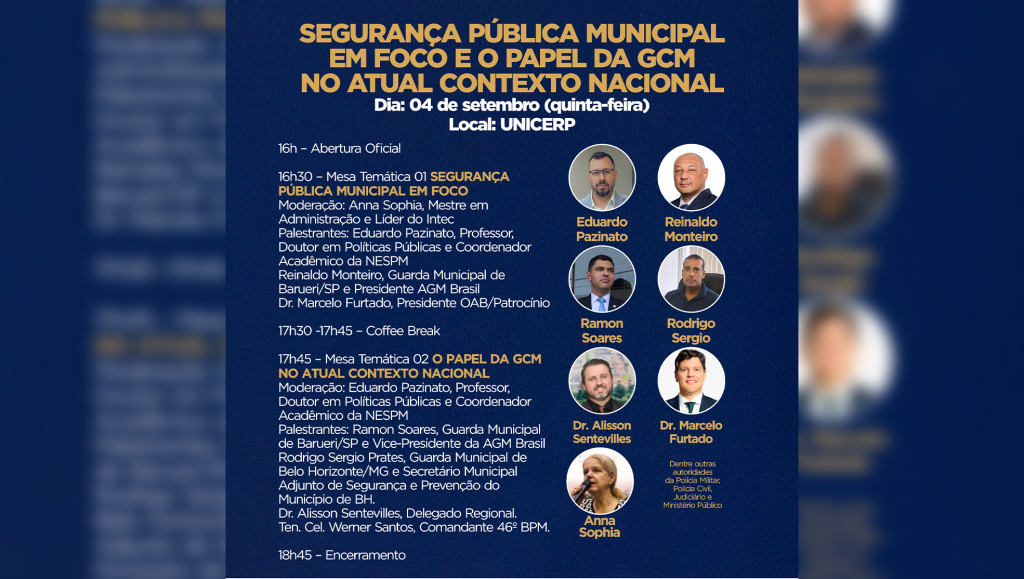 Patrocínio inicia discussão sobre criação da Guarda Civil Municipal