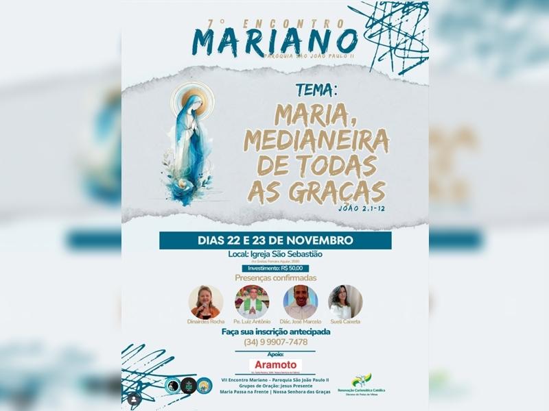 Grupo de Oração Jesus Presente organiza 7º Encontro Mariano...