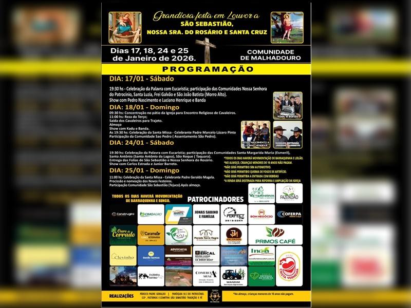 Comunidade de Malhadouro celebra festa em louvor a São...