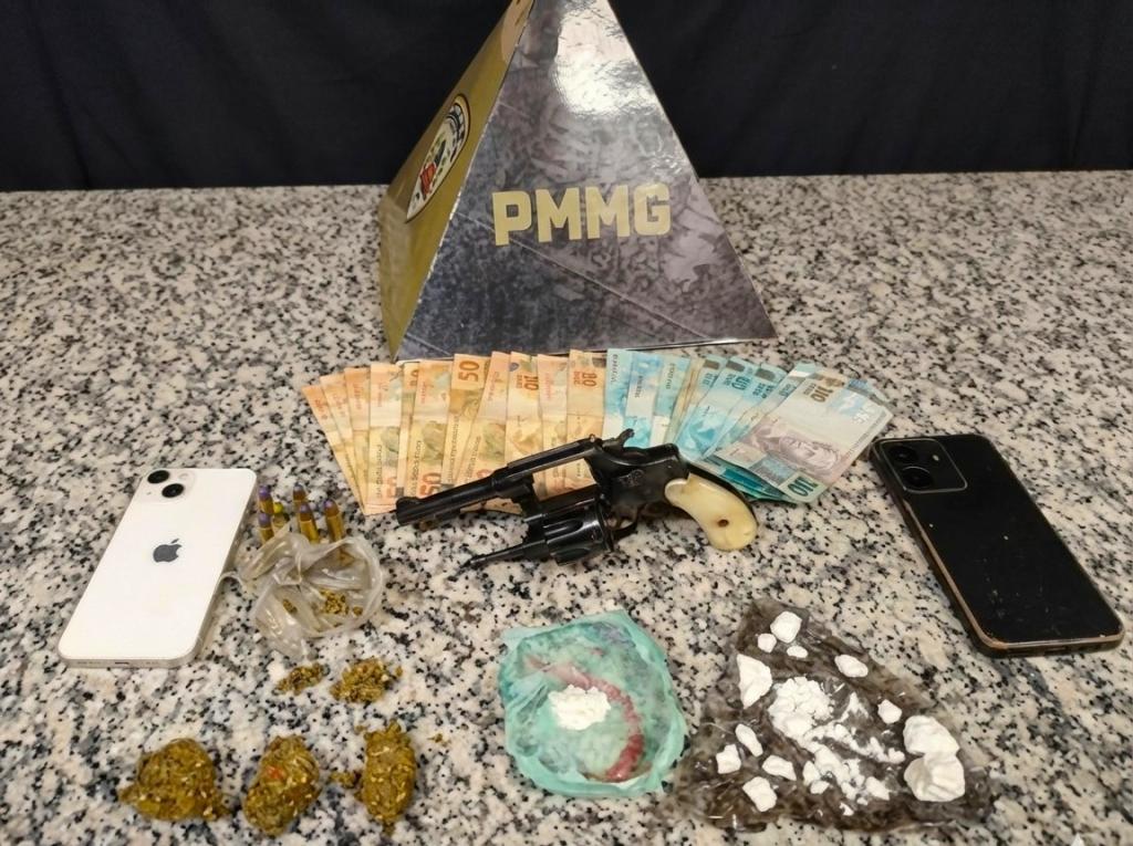 Homem é preso por tráfico de drogas e posse...