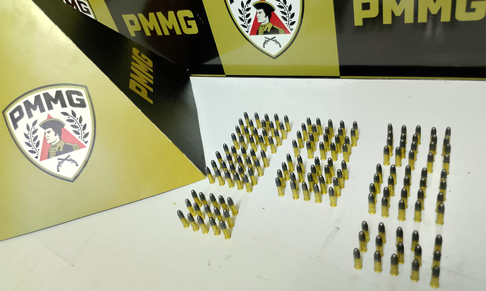 Motociclista é flagrado com 150 munições e sob efeito...