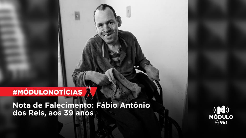 Nota de Falecimento: Fábio Antônio dos Reis, aos 39 anos
