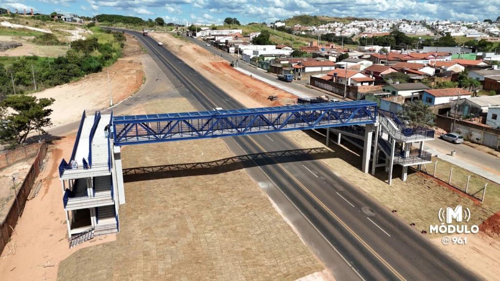 Nova passarela da BR-365 será entregue amanhã em Patrocínio...