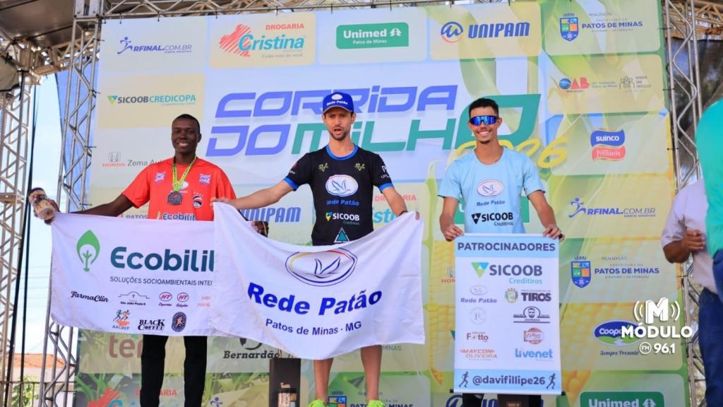 Patrocinenses conquistam pódios na Corrida do Milho 2026 em Patos de Minas